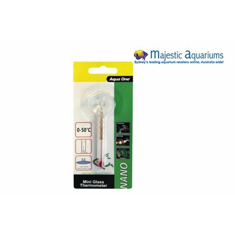 Aqua One Nano Glass Thermometer 9cm