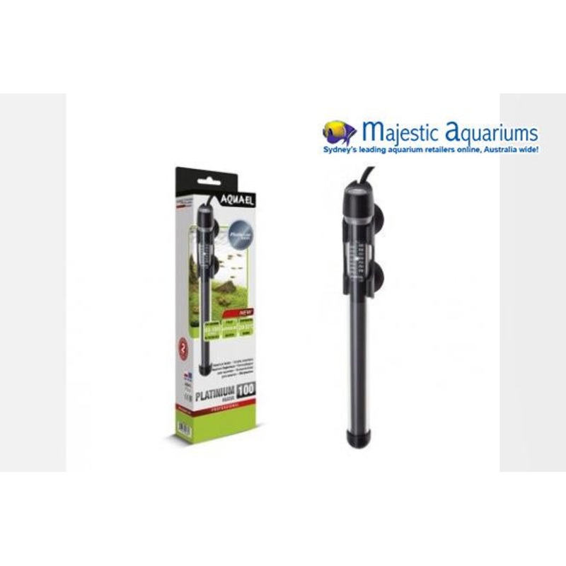 Aquael Glass Heater 100W Platinium Heater