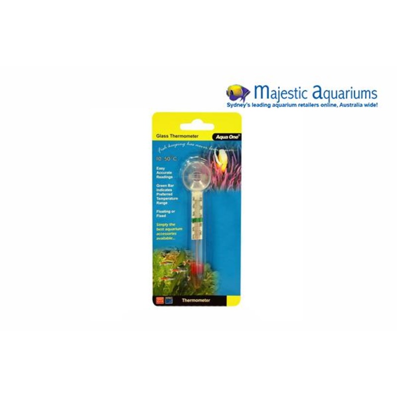 Aqua One Glass Thermometer