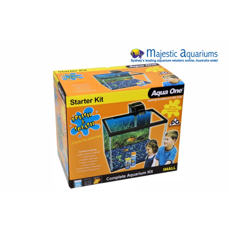Aqua One Splish & Splash Starter Kit Sm 14L Glass