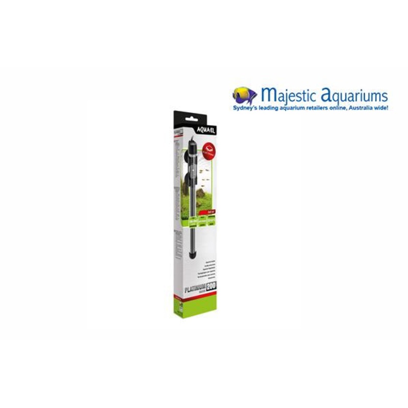 Aquael Glass Heater 200W Platinium Heater