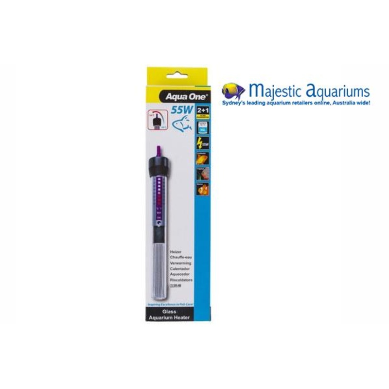 Aqua One Glass Heater 55W 20.5cm