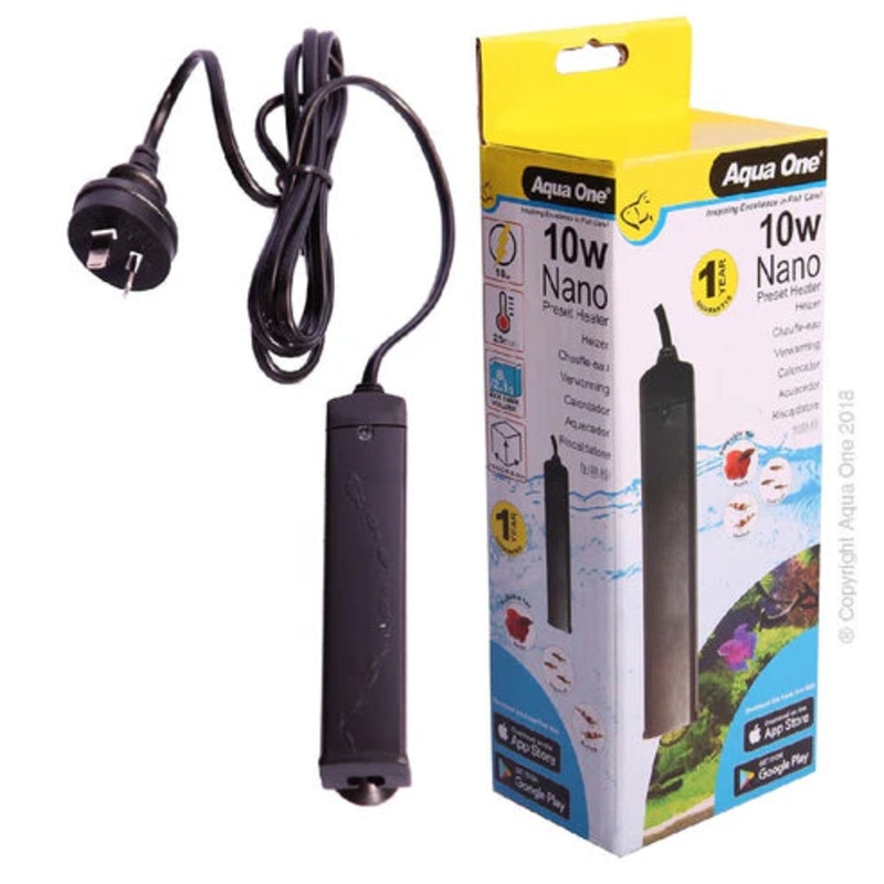 Aqua One Nano Preset Betta Heater 10W