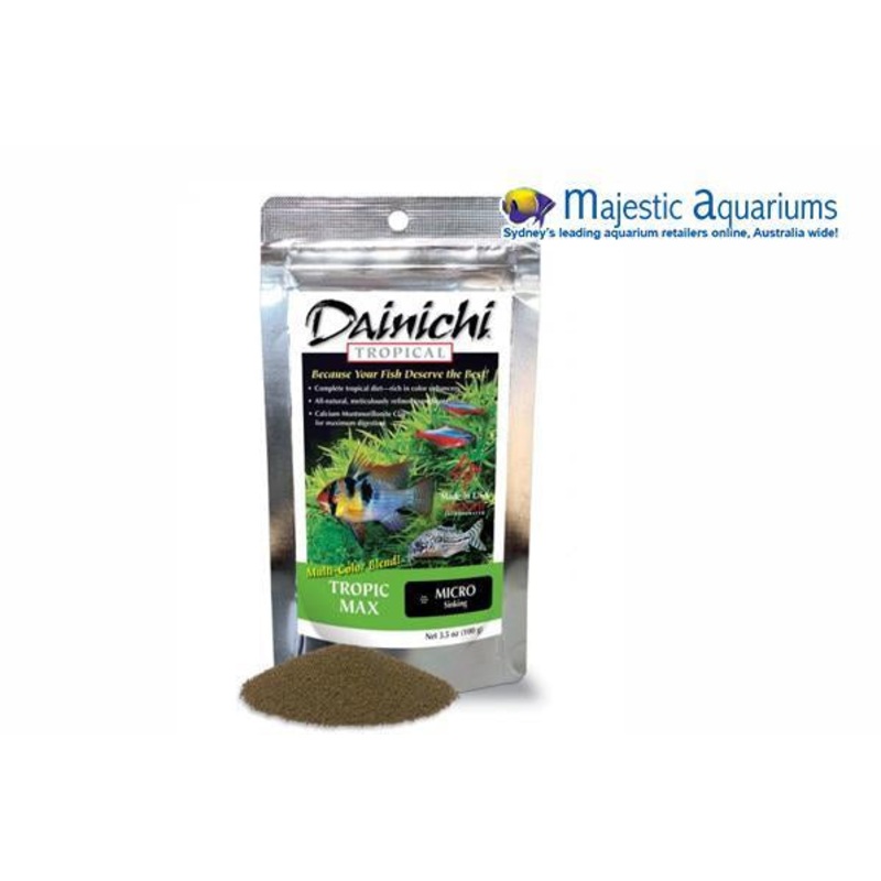 Dainichi TROPIC MAX 100g Baby Micro Sinking Pellet