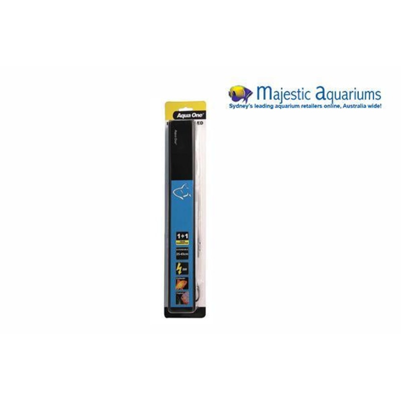 Aqua One Reflector Mini Touch LED 8W Suit 25 To 45cm Aquarium
