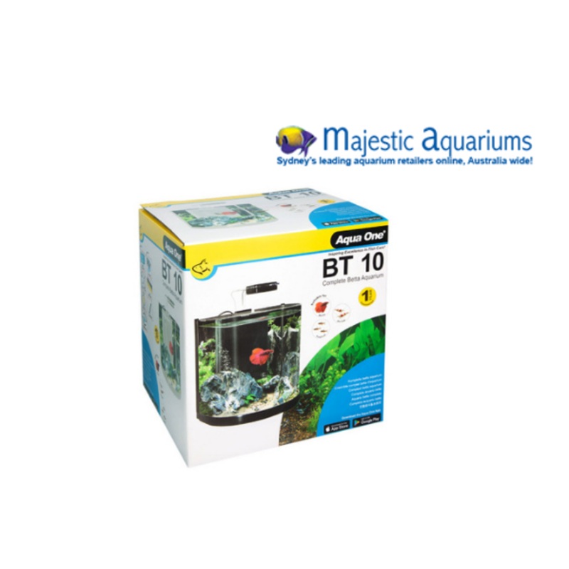 BT 10 Betta Glass Aquarium 10L 25.5W X 21D X 26cm H