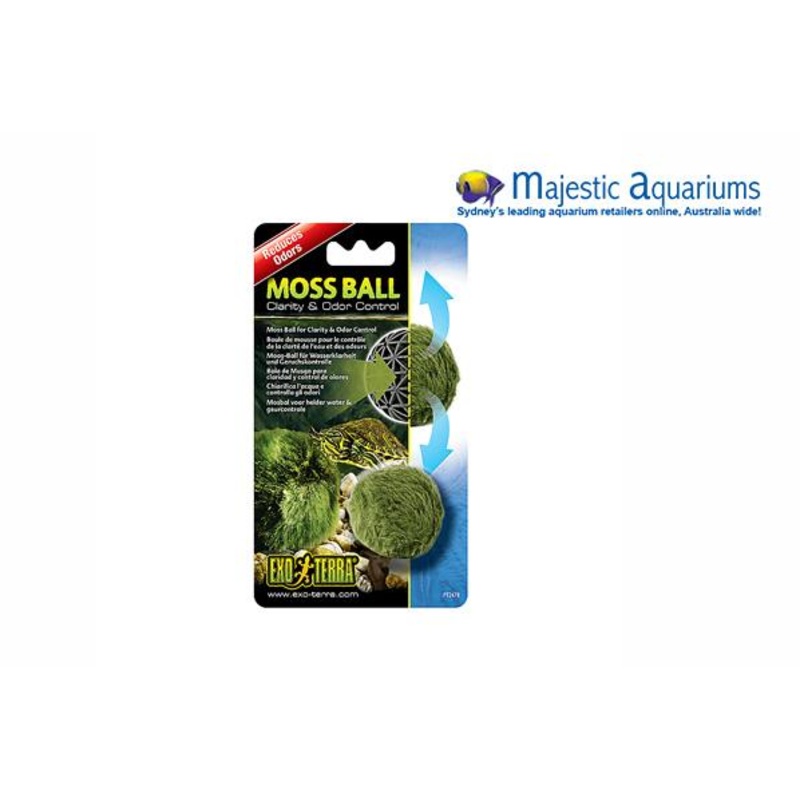 Exo Terra Moss Ball Clarity and odour control 30-60 ltrs