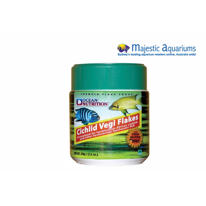 Ocean Nutrition Dry Cichlid Vegi Flake 34g