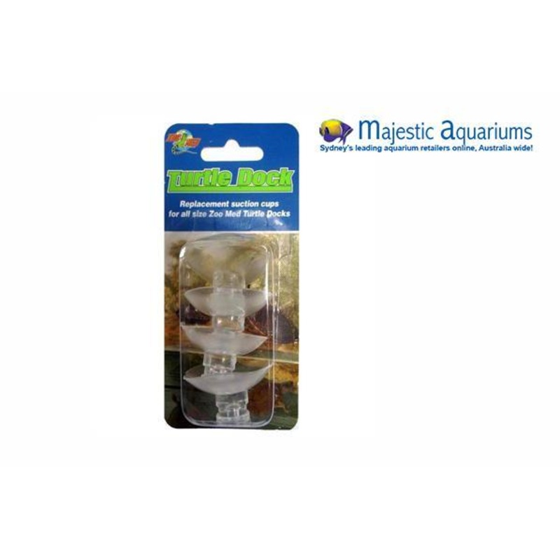 Zoo Med Turtle Docks replacement Suction Cups Card of 4