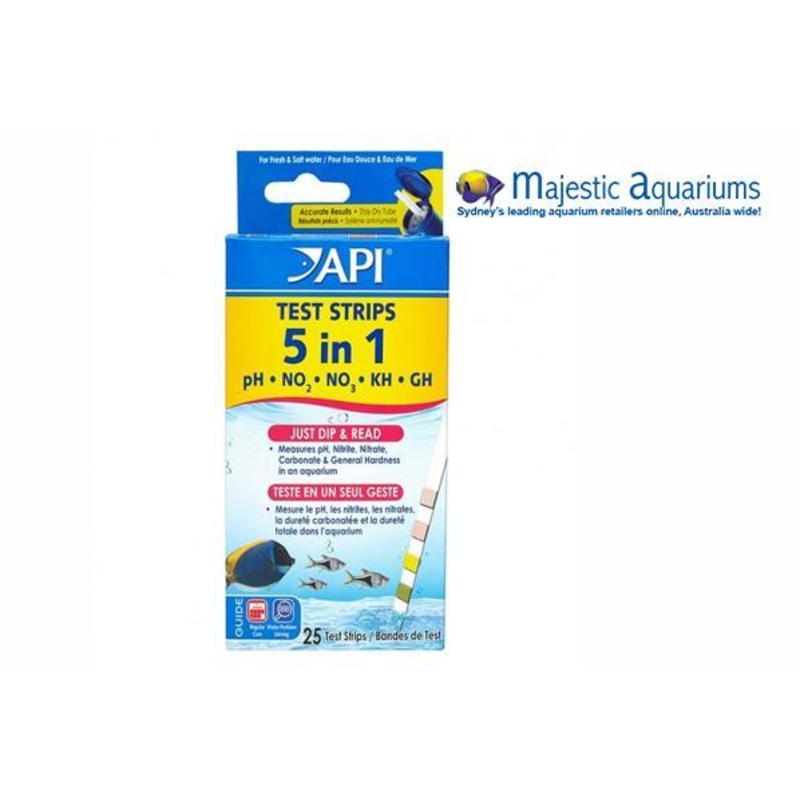 API Quick Testing Strips 5 in 1 25 pack