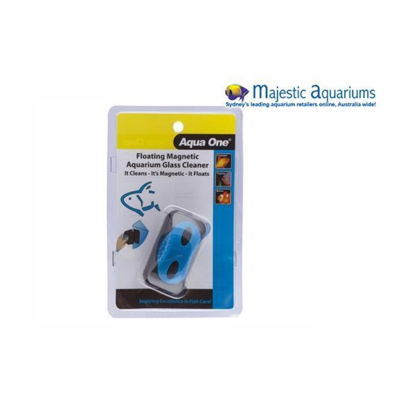 Aqua One Floating Magnet Cleaner Small For Up 5mm Glass