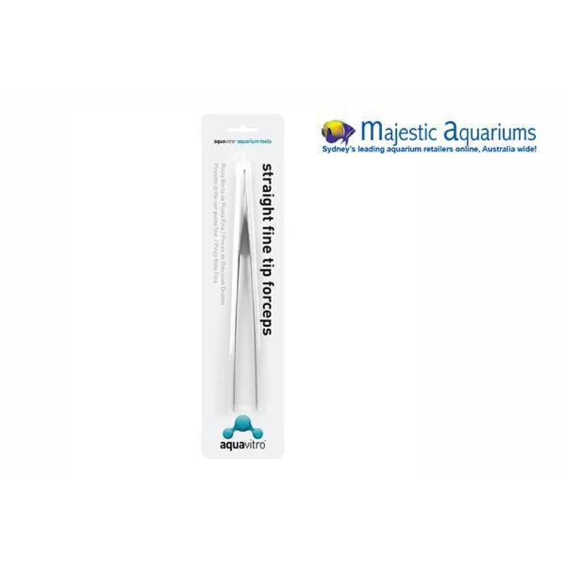 Straight Fine Tip Forceps 25cm Aquavitro