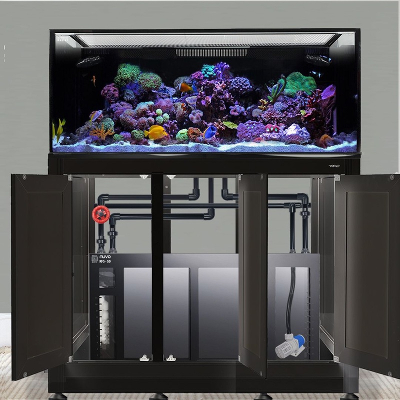 EXT 170 Gallon Complete Reef System  Black