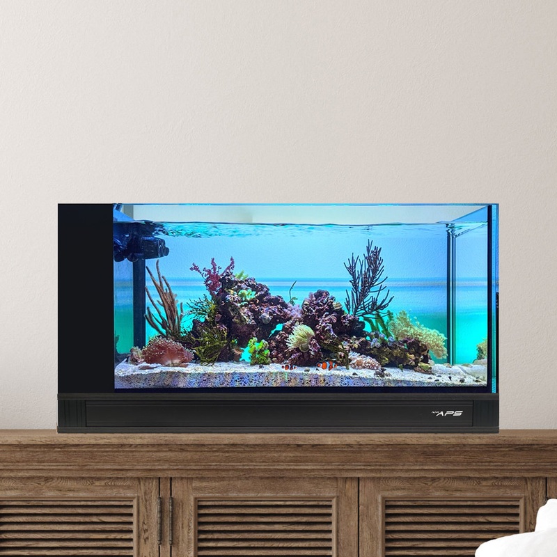 Fusion Pro 2 | 20 AIO Aquarium w/ APS Pedestal - Black