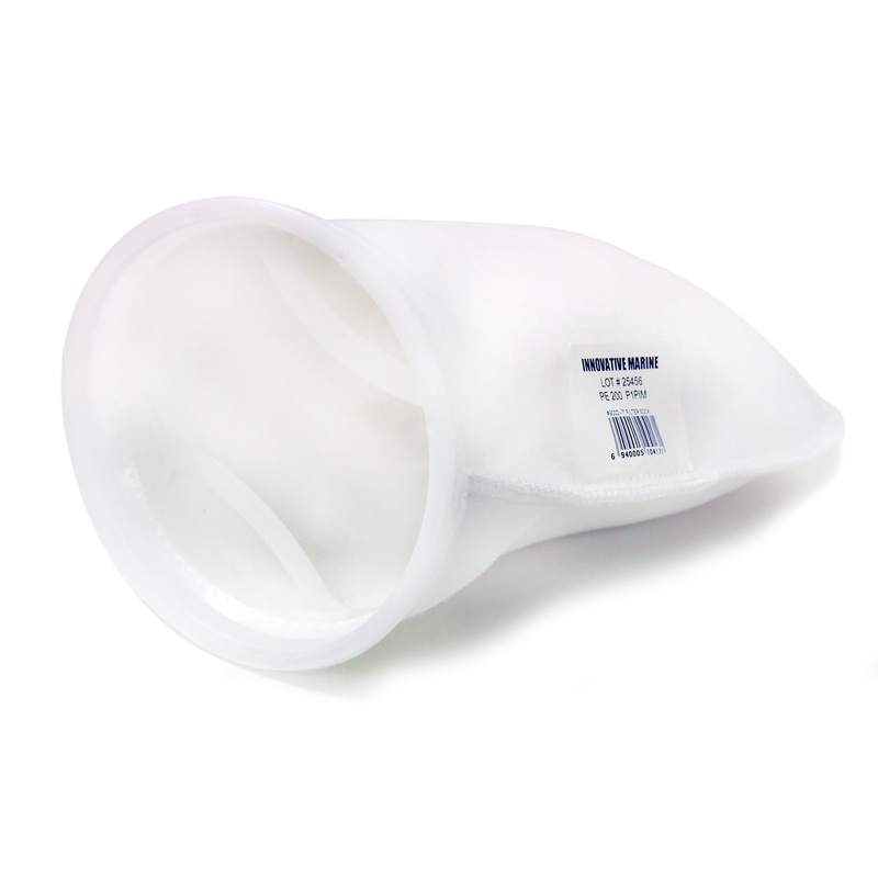 200 Micron Felt Filter Sock w Plastic Ring [7 Inch]