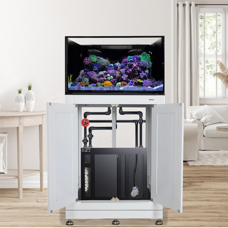 EXT 112 Gallon Lagoon Aquarium Complete Reef System  White (Made to Order)