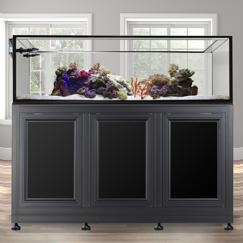 EXT 200 Peninsula Aquarium w APS Stand - Black (Made to Order)