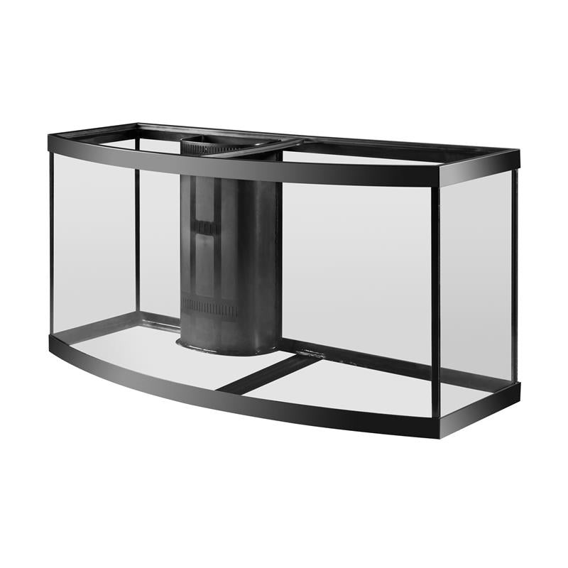 Aqueon 72 Gallon Bowfront Reef Ready with black pine stand