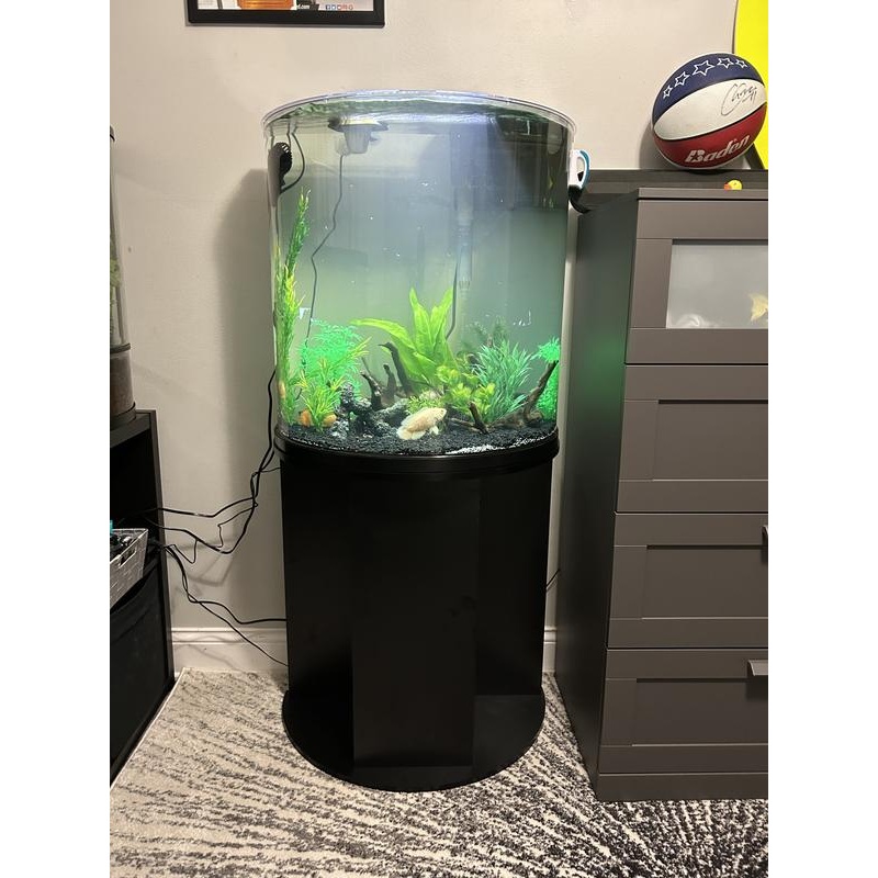 Marineland 26 Gallon Half Moon with Stand
