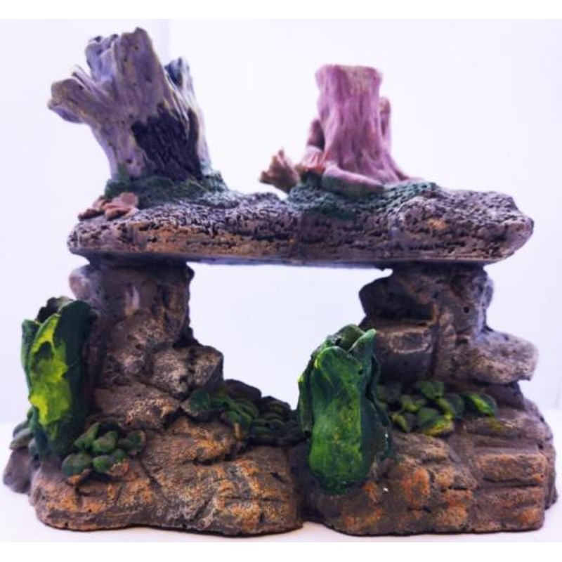 DECOR STONE WITH 2 TRUNK