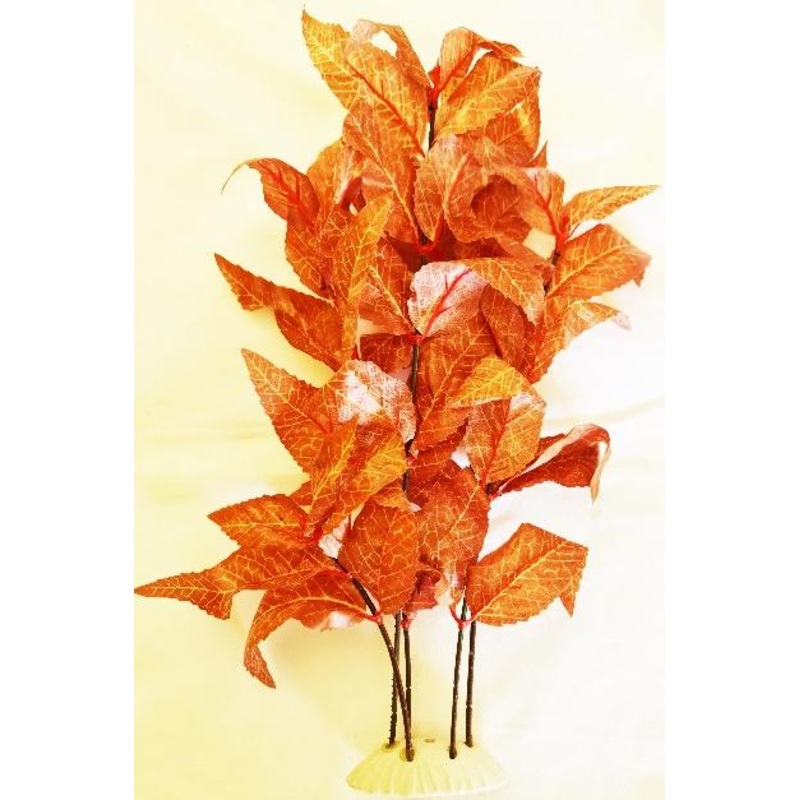 SILK PLANT ORANGE 16 40cm