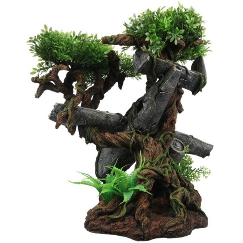 PLANE WRECK TREE MULTICOLOUR