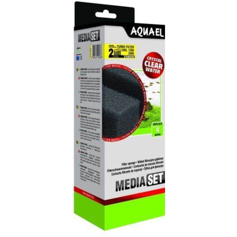 2 FILTER SPONGE FOR TURBO FILTER 1000/1500/2000