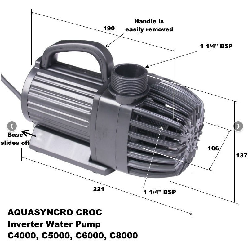 CROC INVERTER WATER PUMP