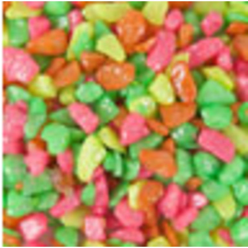 GRAVEL GLITTER NEON RAINBOW MIX  1KG   4-7mm