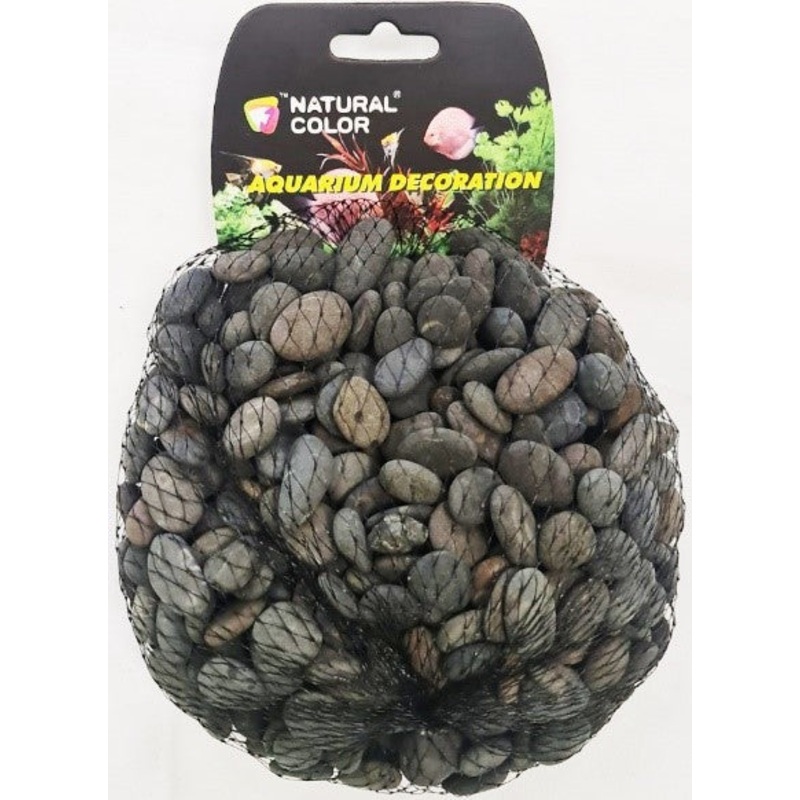 NATURAL BLACK MAT GRAVEL  0.6-0.9cm / NET 500g