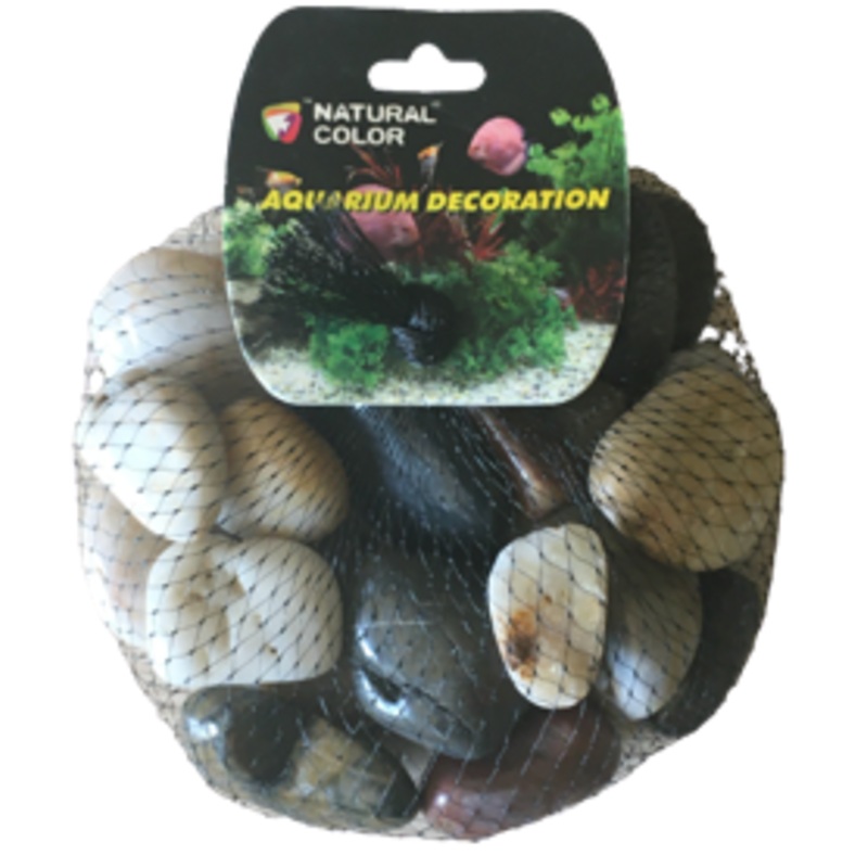 NATURAL MULTI COLOUR GRAVEL 2-3cm / NET 500g