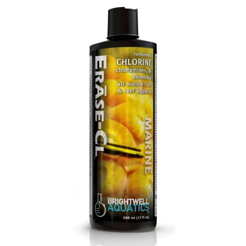Brightwell - Erase-CL - Freshwater & Marine Chlorine and Ammonia Remover - Water Conditioner