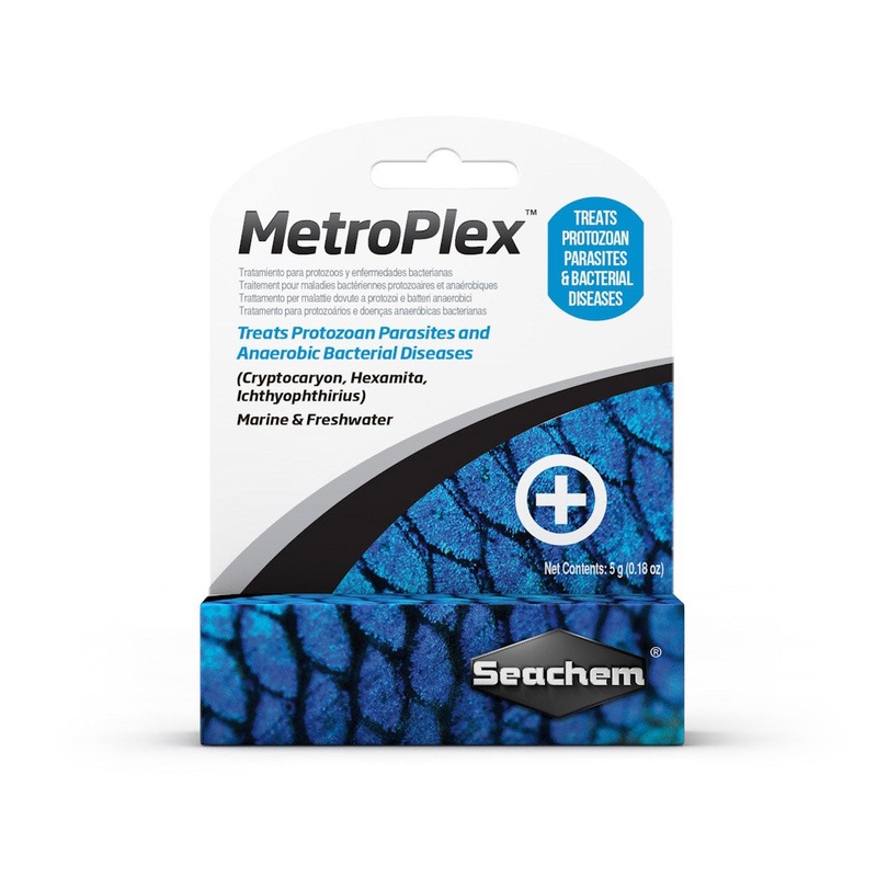 Seachem - MetroPlex - Protozoan Parasites & Anaerobic Bacterial Treatment 5g