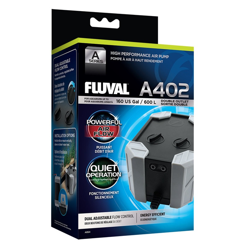 Fluval - Air Pump A402 A Series (Up to 160 gallons)