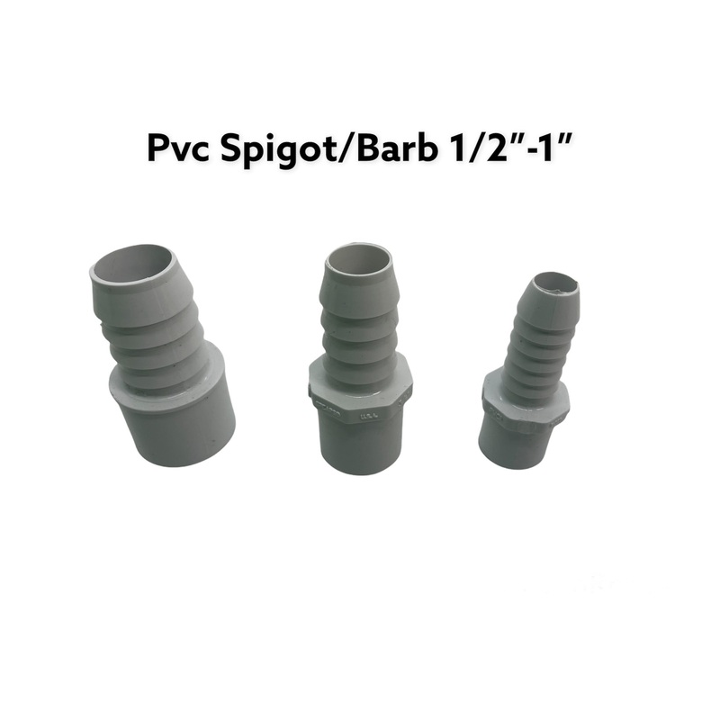 Plumbing Parts - Pvc Spigot/Barb Adapter Slip Fitting