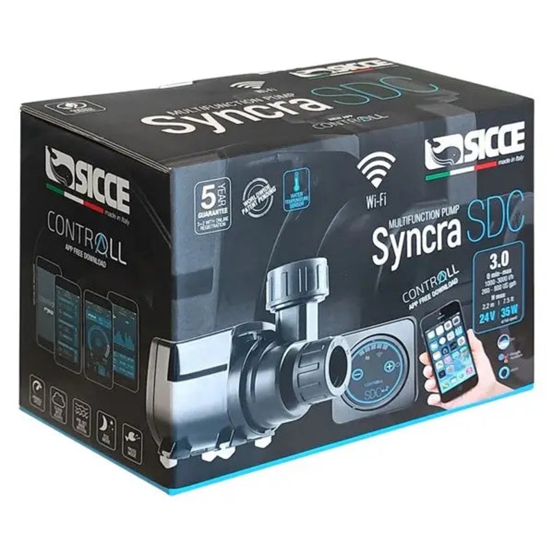 Sicce - Syncra SDC 3.0 Controllable DC Pump 400-800gph