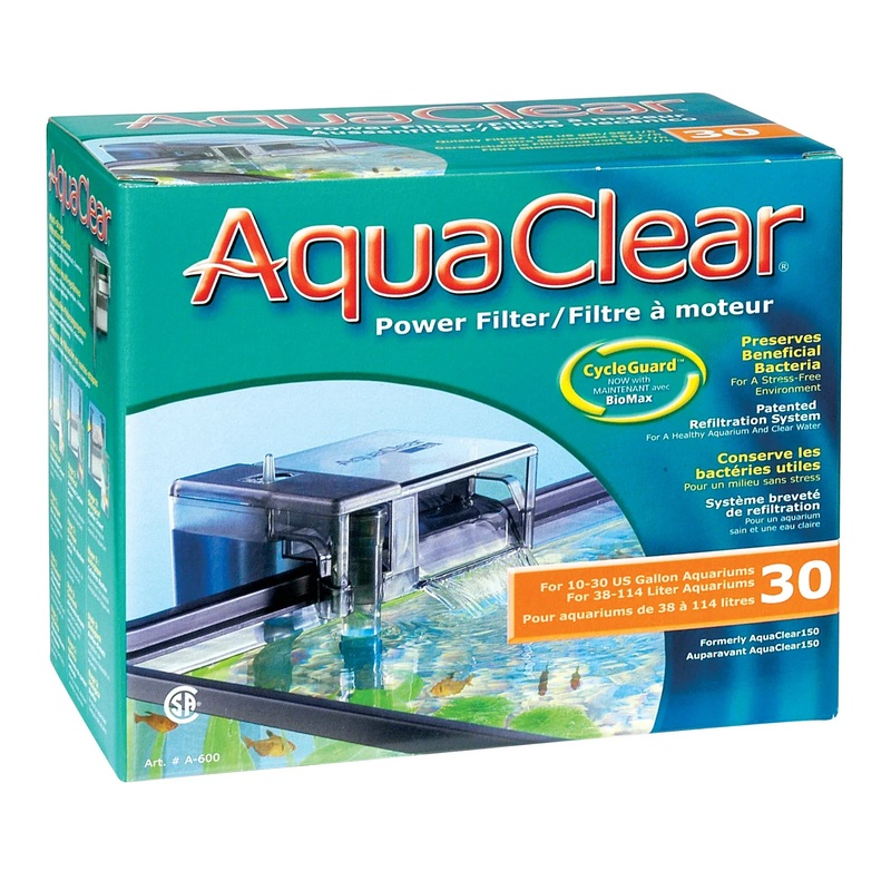 AquaClear 30 Power Filter - 114 L (10-30 US gal.) 600