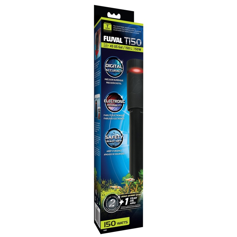 Fluval T Series Submersible Heater 50w, 100w, 150w, 200w, 300w