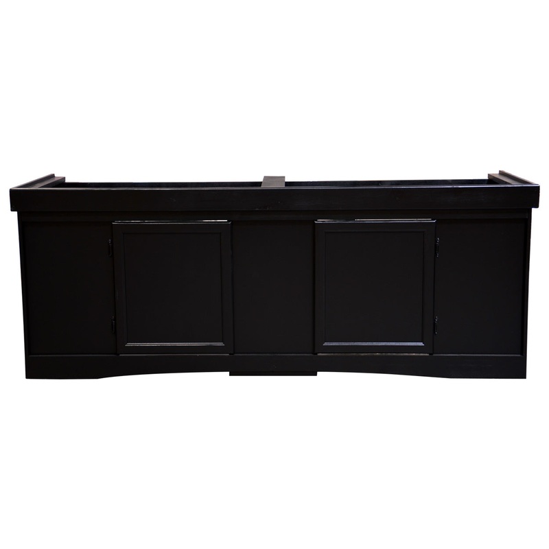 Seapora - Monarch 180 / 220 gallon black cabinet stand 72x24