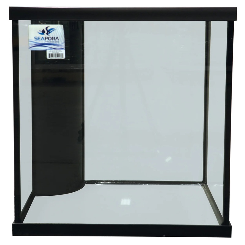 Seapora - 60 gallon cube rimless drilled reef ready aquarium 24x24x24