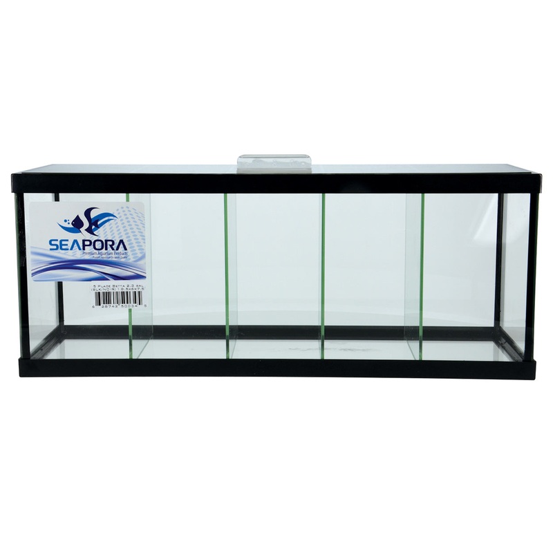 Seapora Betta Aquarium - 5 Compartments - 2.3 Gallon
