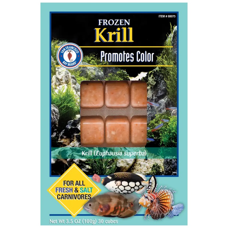 San Francisco Bay Brand - Frozen Food - Frozen Krill Cube 3.5oz