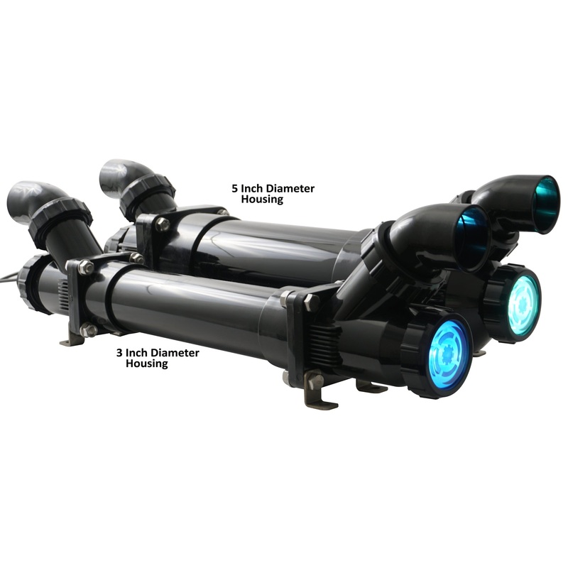 Lifegard Pro-MAX High Output Amalgam Germicidal UV - 55 Watts in 5" Diameter Housing