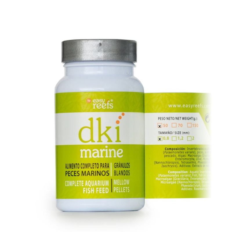 Easy Reefs DKI 0.8mm Marine Pellets 50g