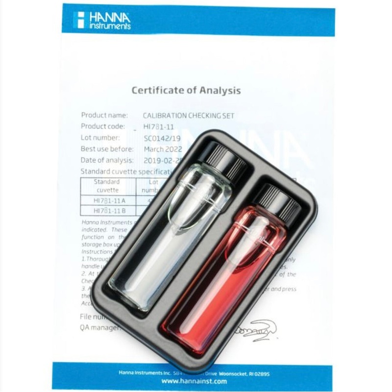 Hanna Marine Nitrate Low Range Checker Calibration Check Set - HI781-11
