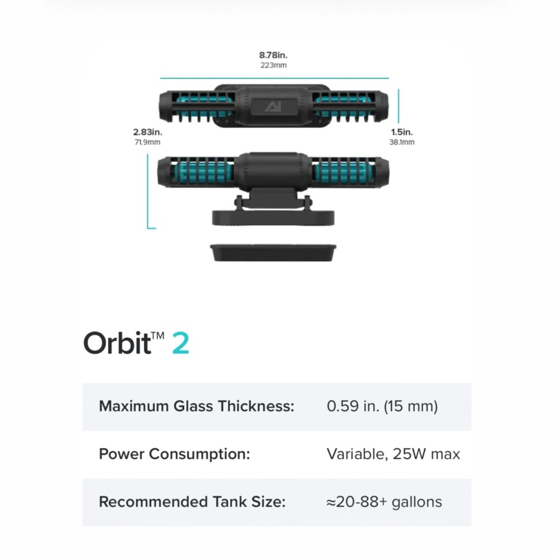 AquaIllumination Orbit 2 Cross-Flow Pump