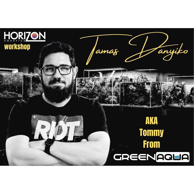 2023 Aquascaping Workshop - Tamas Danyiko from Green Aqua (Video available to watch)