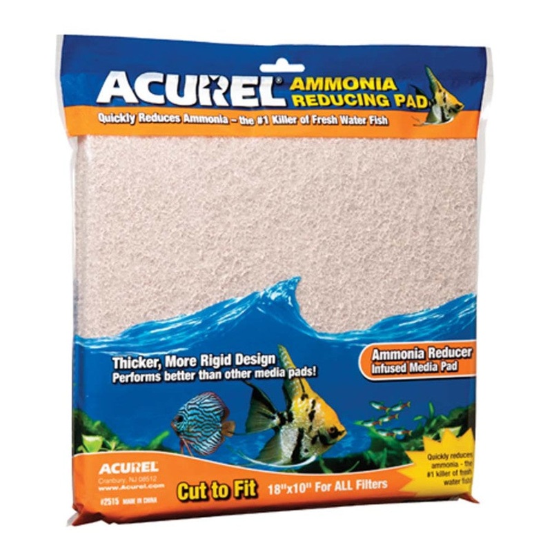 Cut to Fit Ammonia Reducing Filter Media Pad 18 In X 10 in