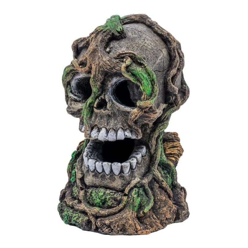 GloFish Skull Aquarium Ornament 6 in, XL