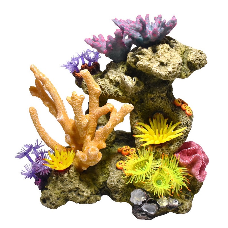 Hikari USA Marine Series Coral Cliff Resin Ornament 1ea/8.8 in